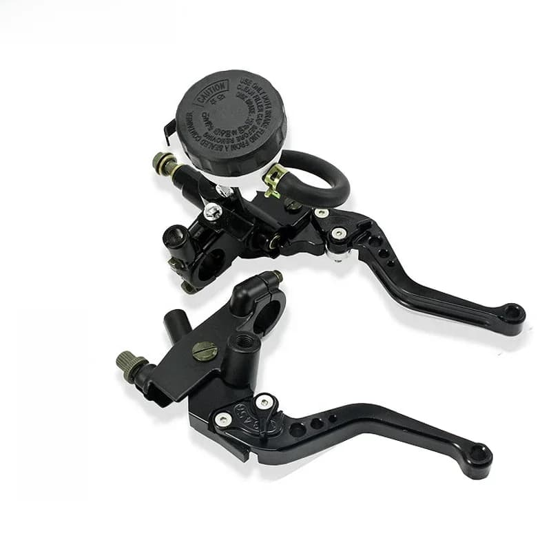 HAOTOM-Kit de Leviers de Frein et d'Embrayage Universel pour Moto, Ensemble de Réservoirs à Intervalles Master, 7/8 Pouces, 22mm