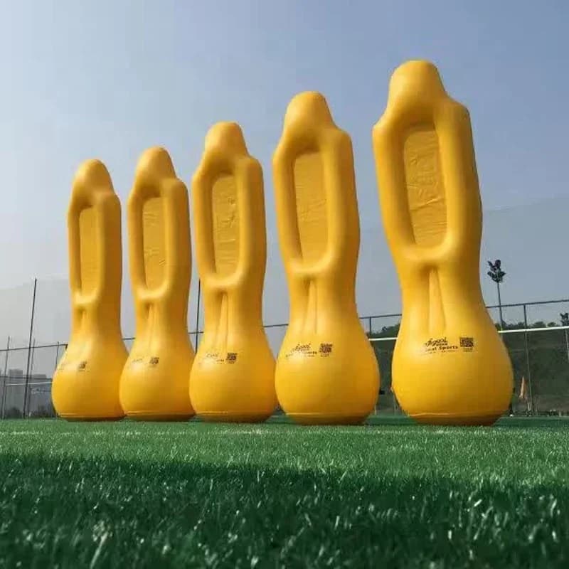 Sac de sable gonflable en PVC pour l'entraînement de football, gardien de but, entraîneur de football en solo, gobelet à air, mur de gobelet gonflable, outil DUNITool, 1.75m