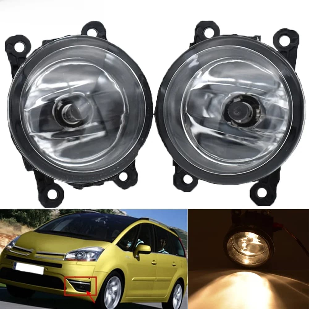 2 pièces pour citroën C4 Picasso-C4 Grand Picasso 2006-2017 ensemble de phares antibrouillard feux de jour antibrouillard H11 12V phares