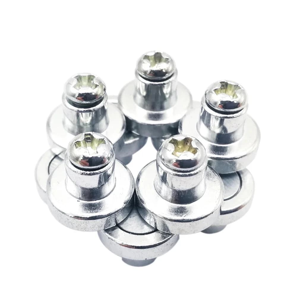 Colonne magnétique M3 H:8-10 mm, vis magnétique pour montage de plafonnier LED, cylindres, kits d'aimants pour plaque de montage de lampe, 10 ensembles/lot