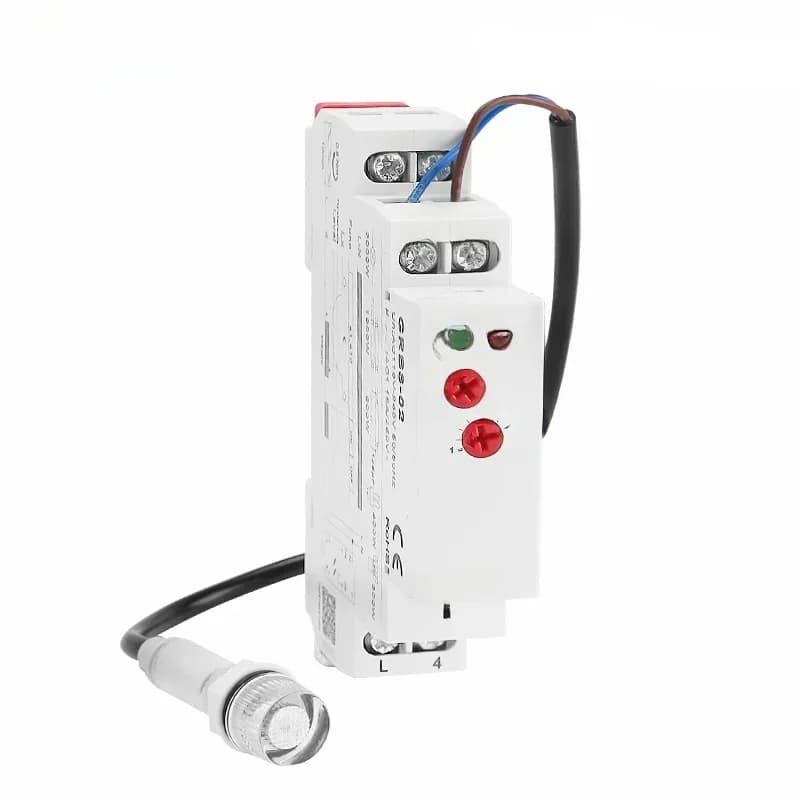 GEYA GRB8-01/02 Commutateur Crépuscule AC110V-240V Lampadaire Capteur Din Rail Citations Modulaires 16A Commutation existent