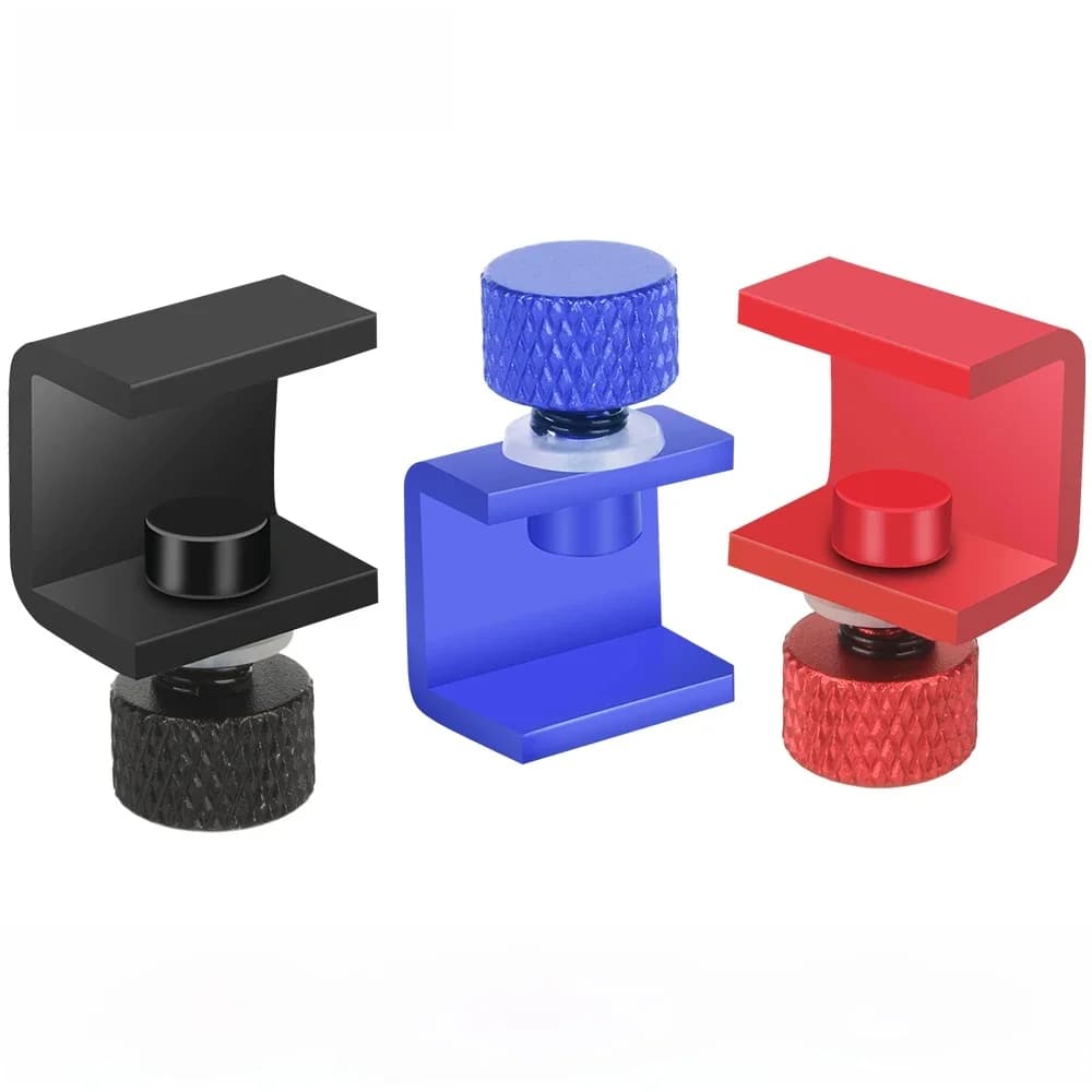 XCR3D – pince de lit chauffant en verre, pièces d'imprimante 3D, Clip de plaque chauffante pour Ultimaker UM, retenue de plate-forme de construction, 4/8 pièces