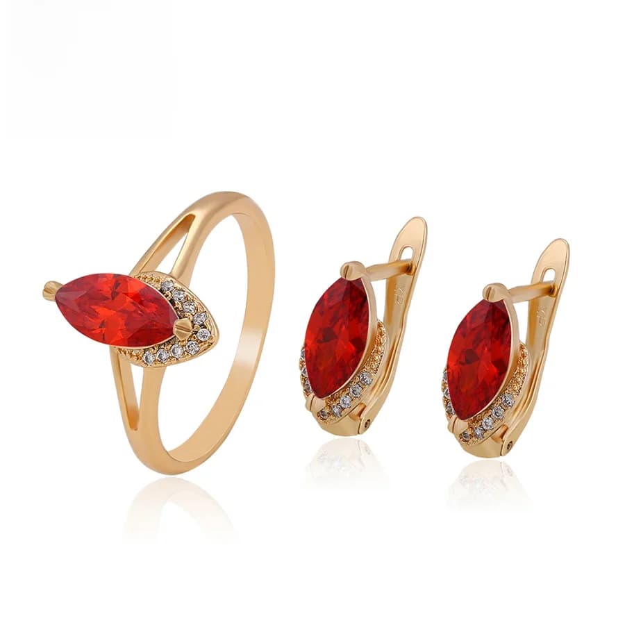Xuping-Ensemble de Bagues et Boucles d'Oreilles à la Mode pour Femme, Promotion d'Été, ZBS680