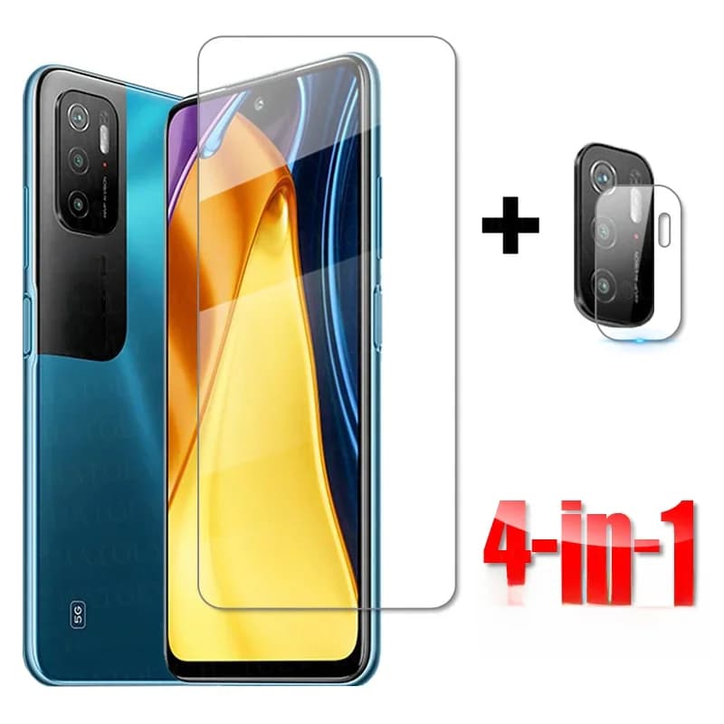 Verre sur Poco M3 Pro 5G verre trempé entièrement clair pour Xiaomi Poco M3 Pro 5G protecteur d'écran d'appareil photo Poco M3 Pro 5G verre d'objectif
