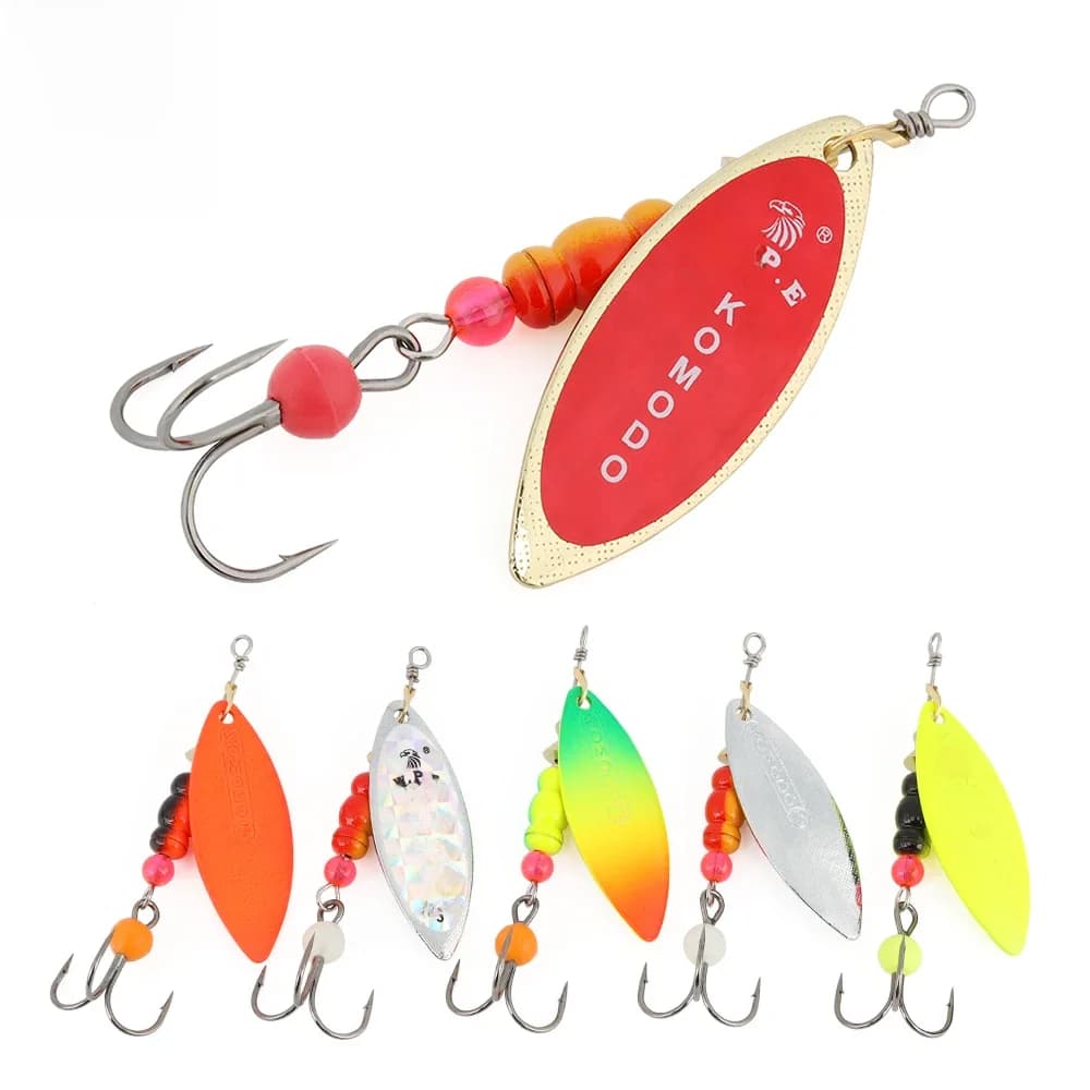 W.P.E 1 pièces leurre Spinner 3 # /4 # Cuillère leurre 13g/18g en laiton métal leurre de pêche appât dur brochet bar Wobblers matériel de pêche Pesca