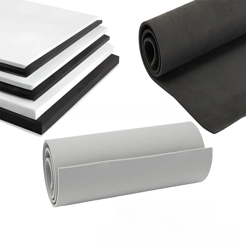 Feuilles de mousse EVA noires et blanches, feuilles EVA pour loisirs créatifs, faciles à découper, feuilles perforées, matériau pour travaux manuels