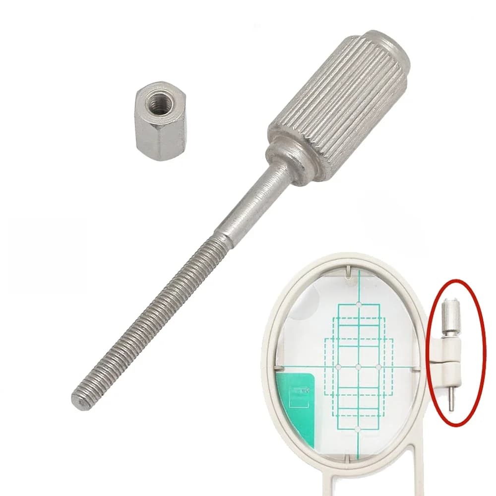 1/3/5 jeu de vis de réglage longues en métal pour cerceau de broderie # XE 4590001 Compatible avec de nombreuses pièces d'accessoires pour cerceaux Brother BabyLock