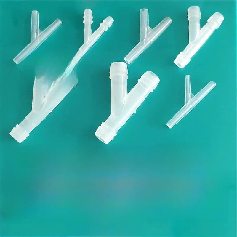 Tuyau Oblique Type Y en Silicone S701, 2 pièces/lot, 4-10mm, connecteur de tuyau d'eau en plastique, livraison directe