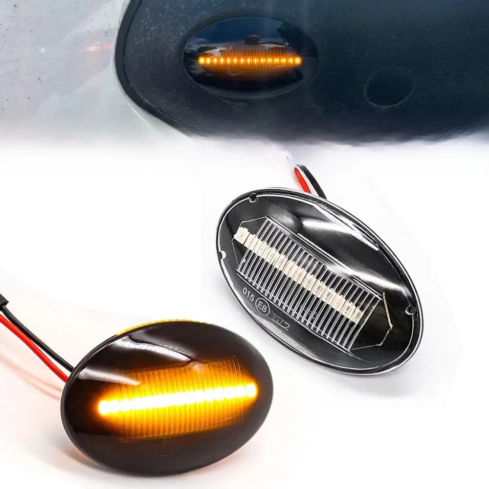 Clignotant latéral dynamique à LED pour Ford Fiesta MK4 MK5 Mondeo MK1 Explorer 2 Transit