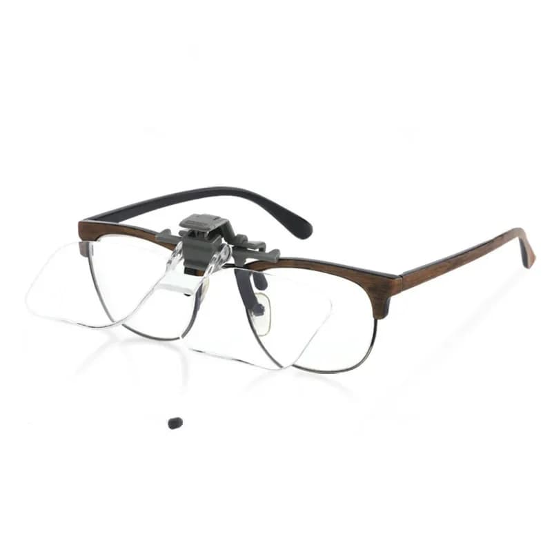 Loupe de serrage, lentille acrylique, lunettes à pince, haute définition, lecture pour personnes âgées, lecture Fine