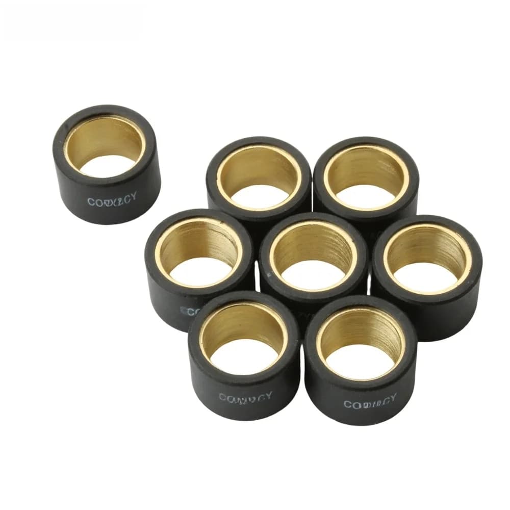 Poids de rouleau de course de variateur, 8 pièces, 15g, 18.6g, 21.4g, 25x17mm, pour Aprilia Atlantic Sprint 400 500 Scarabeo Light 400cc 500cc