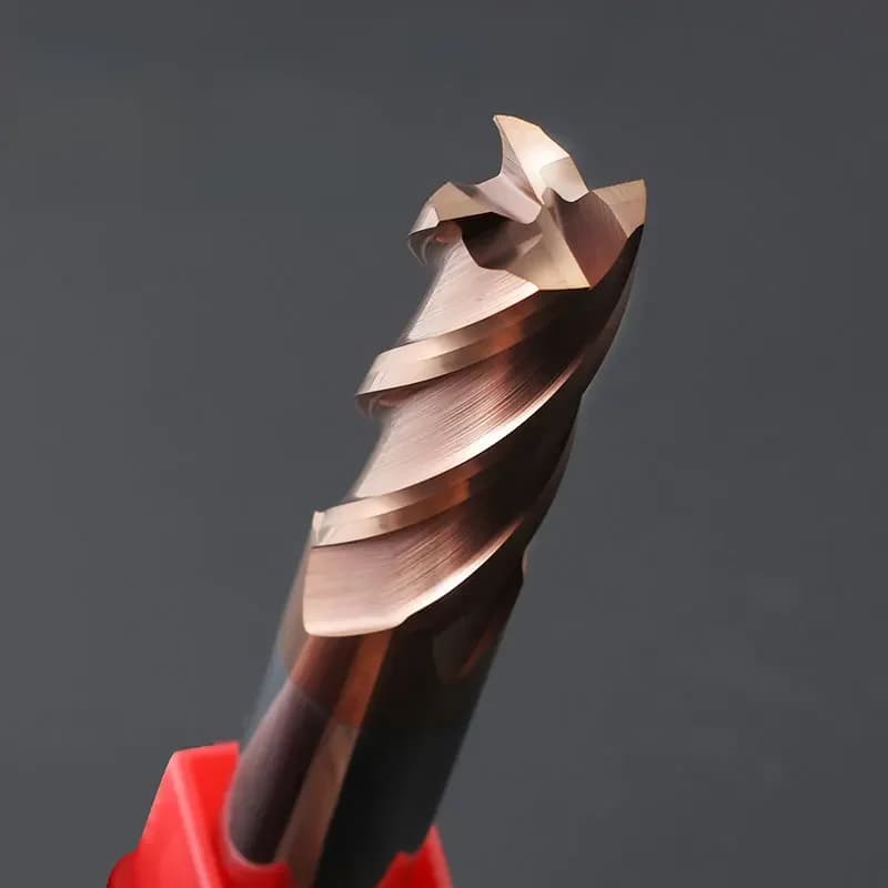 Fraise en carbure plein HRC55 1 2 4 5 6 8 10 12 mm, 4 cannelures, outil de coupe en acier tungstène, fraise d'usinage CNC