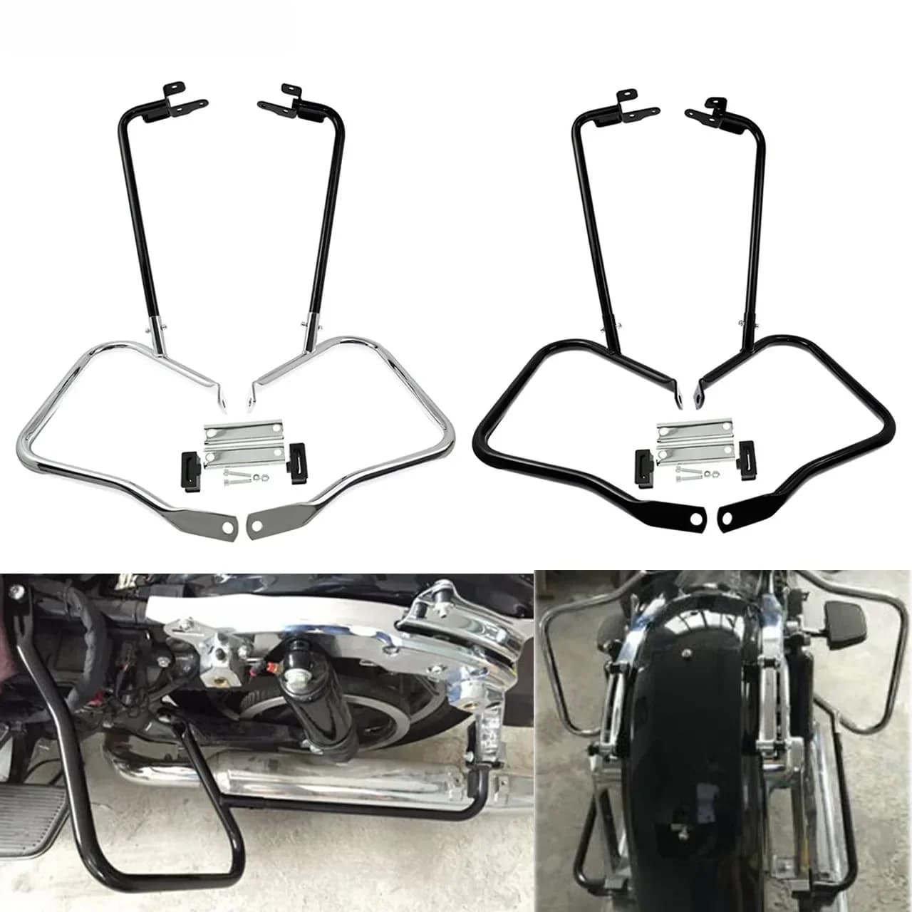 Barre de support de sac de selle de moto pour Harley Touring 2014 – 2022 Road King CVO Limited Road Street Glide FLHR FLHTK FLHX