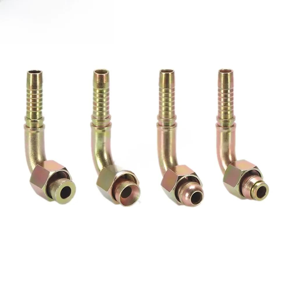 Joint hydraulique de tuyau à haute pression MeaccelererM12-M36 au tuyau 6mm-19mm Connecteur de raccord de tube barbelé 1pcs
