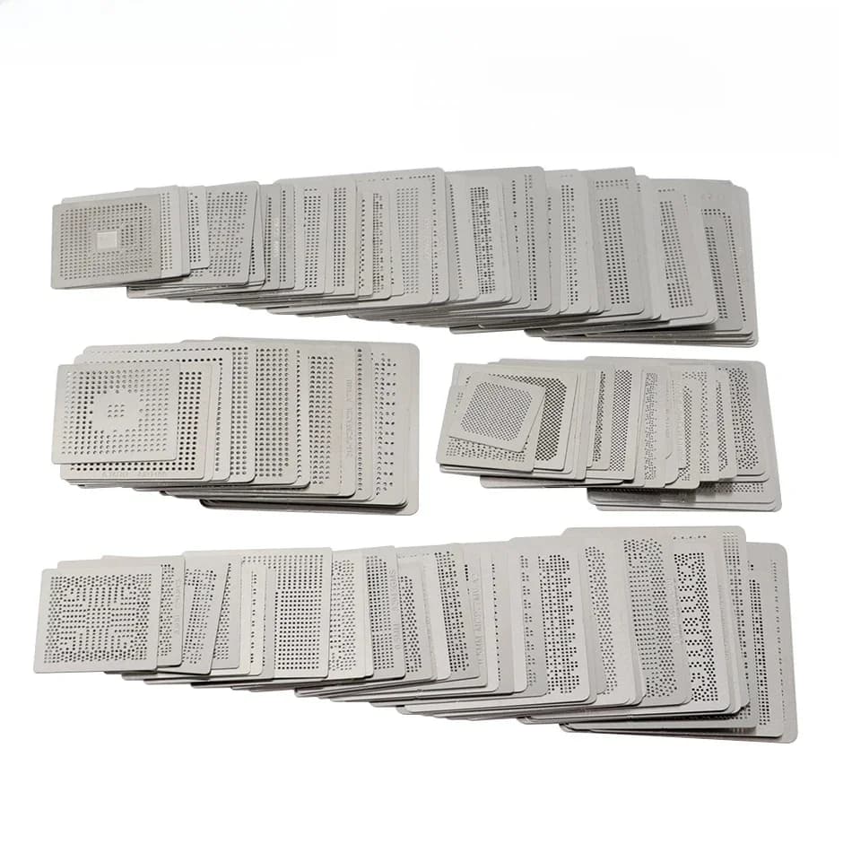 BGA – carte graphique à chaleur directe, 144 pièces/lot, pochoirs INTEL/ NVIDIA/ ATI, puces vidéo, Kit de réparation