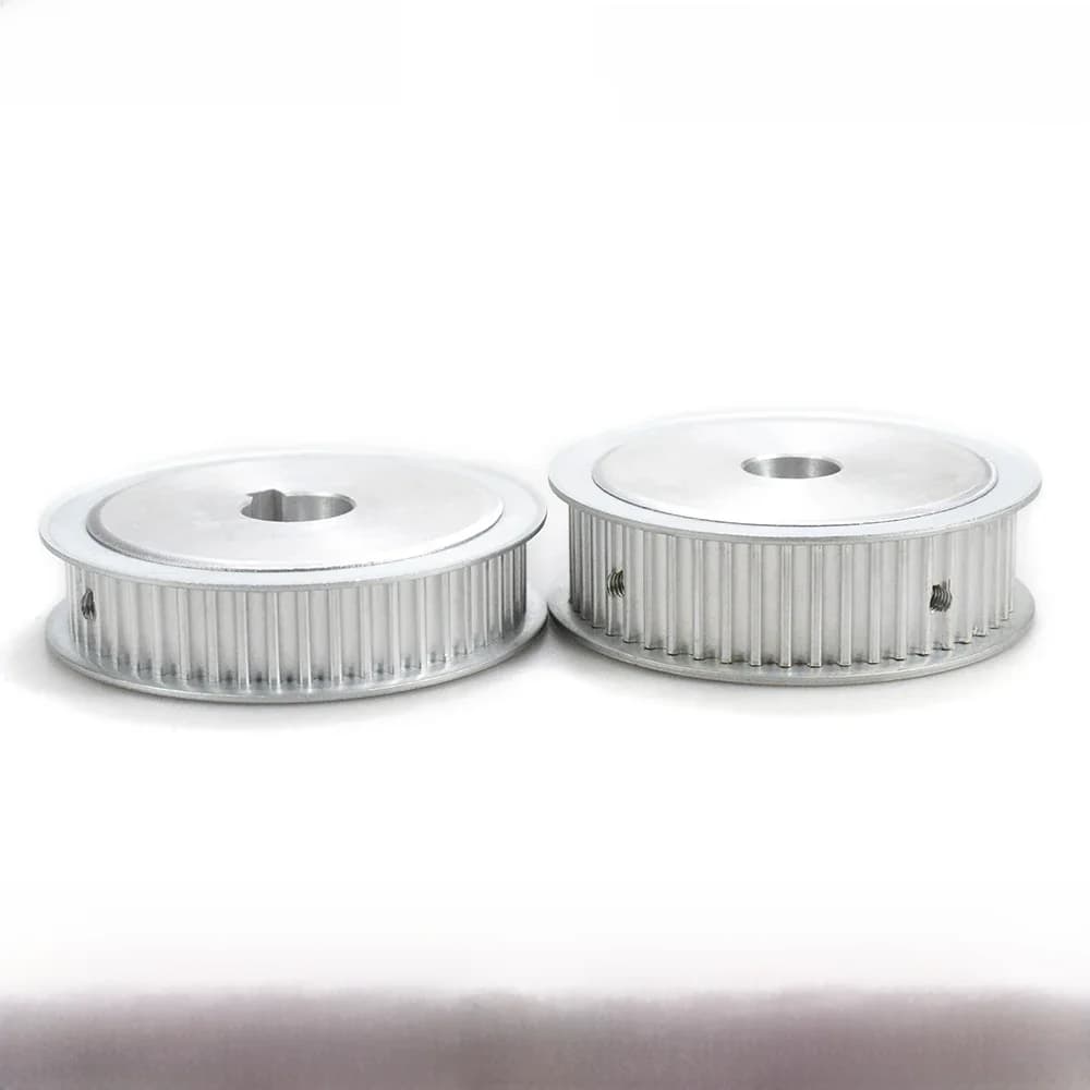 Alésage de poulie de synchronisation, 50 dents HTD5M, 10mm, 12mm, 14mm, 15mm, 16mm, 18mm, 19mm, 20mm, 22mm, 24mm, 25mm, 28mm, 30mm pour largeur 15mm, 20mm, 5mm HTD5M 50 T Taches, Pas de mm