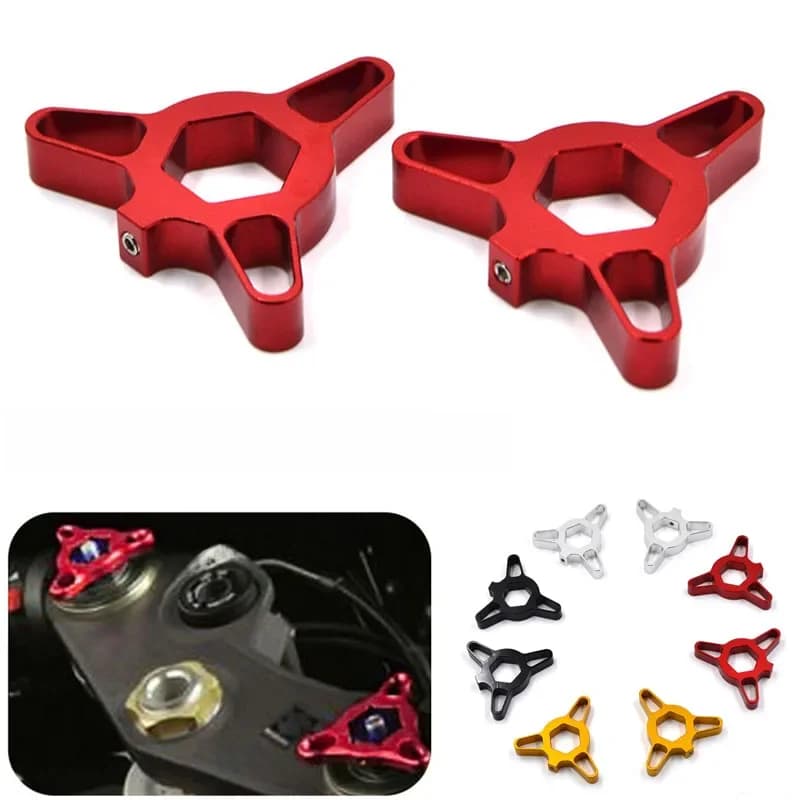 Ajusteurs universels de précharge de fourche avant de course de moto, 14mm 17mm 19mm 22mm, pour Kawasaki Yamaha R1 R3 Suzuki Honda Ducati BMW