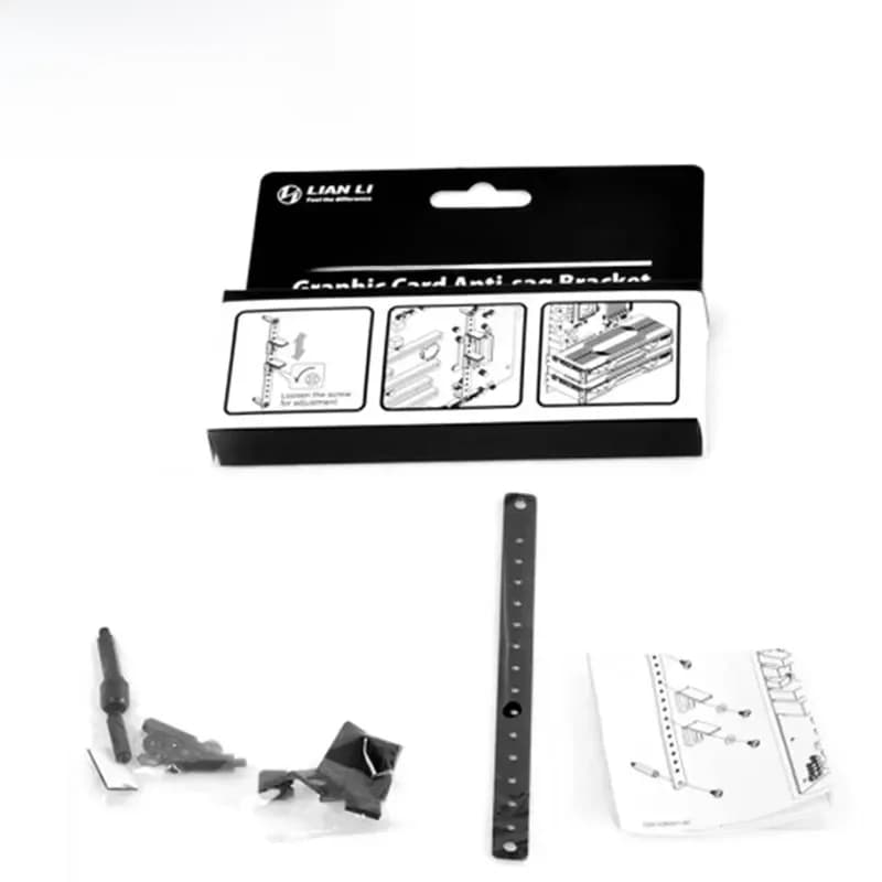 Support anti-affaissement pour carte graphique LIAN LI GB-001, support de carte graphique, support VGA pour cartes mères de taille ATX et E-ATX, support PC