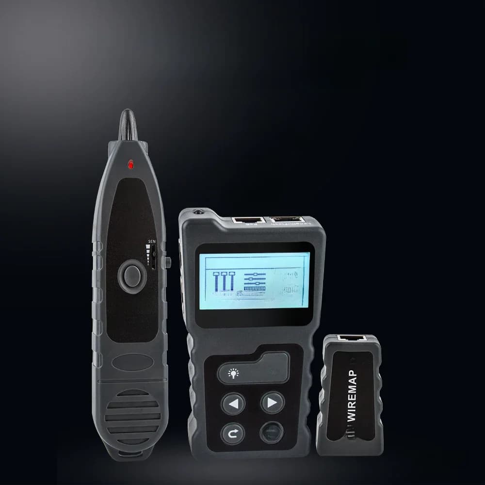 NOYAFA NF-8209 traqueur de câble Lan affichage mesure testeur outils réseau affichage LCD mesure longueur Wiremap testeur