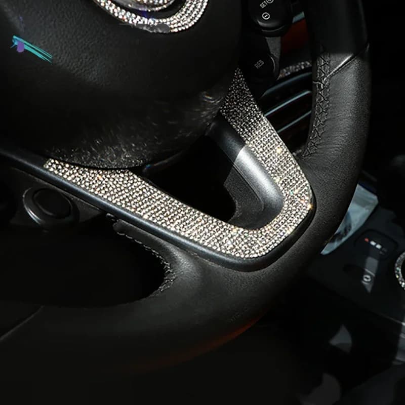 Perceuse flash personnalisée, autocollants décoratifs pour volant, pour Mercedes 2015 – 2018, nouveauté Smart 453Fortwo Forfour, accessoire