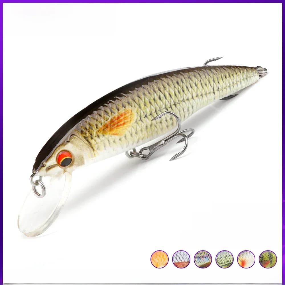 GOBASS 1 pièces manivelle Wobblers manivelle leurre de pêche 100mm 12.5g Pesca matériel de pêche artificiel appâts durs japon vairon Swimbait