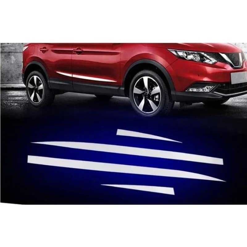 Garniture de moulage de carrosserie de porte latérale, ligne de couverture, protecteur de garniture, accessoires de protection pour Nissan Qashqai J11, 2016, 2017, 2018, 2019