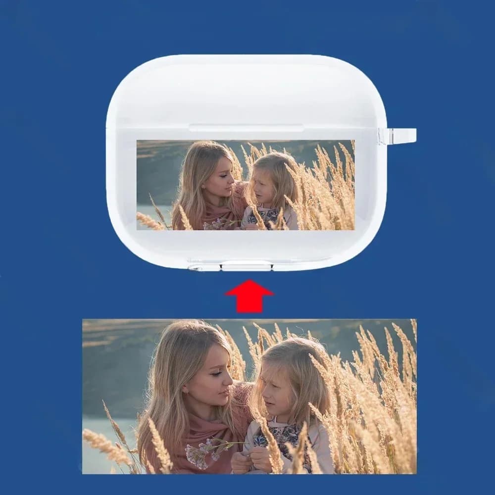 Étuis personnalisés pour AirPods 4 2024 Pro 3 2 1, bricolage, Photo, nom imprimé, Logo, couverture transparente en TPU pour Air Pods, sac sans fil Bluetooth