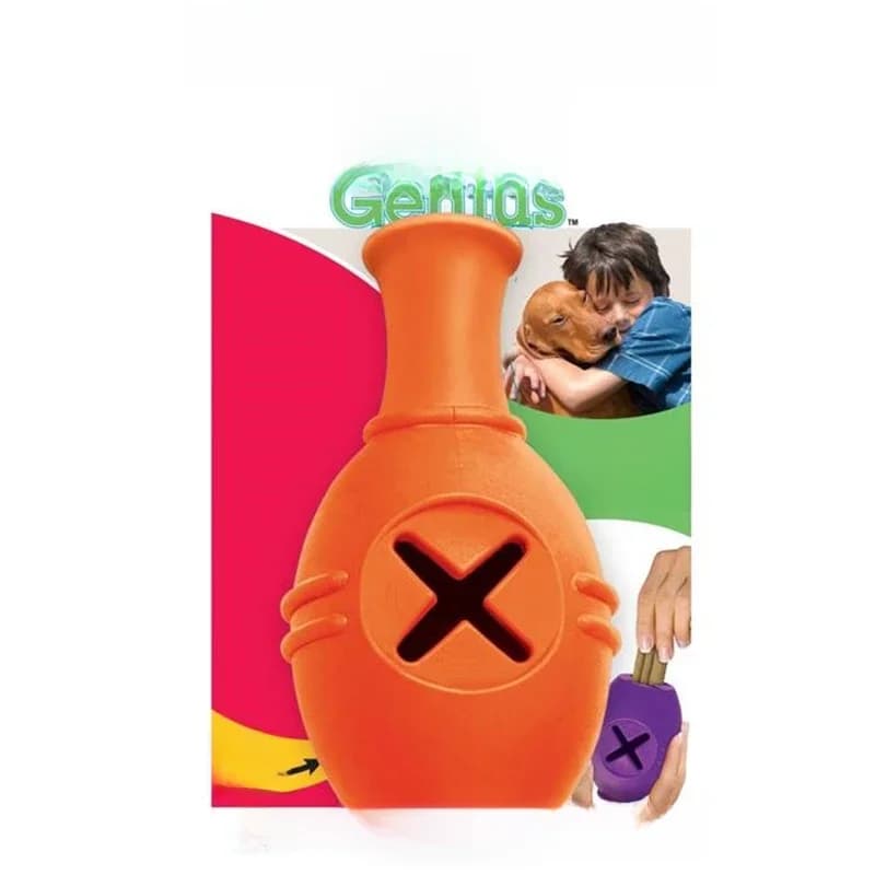 Jouet pour chien KONG Genius Leo de taille L, couleurs variées
