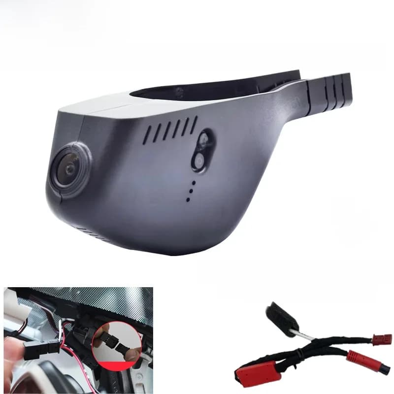 DVR de voiture Wifi Plug And Play pour Volkswagen VW Tiguan Tarek Atlas Polo Passat Touran Taigun Golf Arteon Sharan Dash Cam pour Skoda