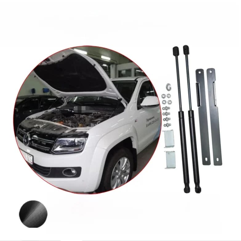 Pare-choc avant à gaz pour Volkswagen Amarok, 2010 – 2021, avec Support de levage, amortisseur, accessoires