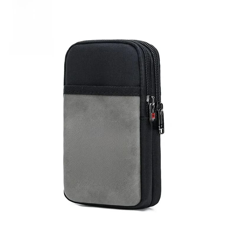 Janear – sac à bandoulière en toile pour hommes, sacoche de téléphone étanche, petit sac de ceinture de voyage, sac de poitrine décontracté, portefeuille