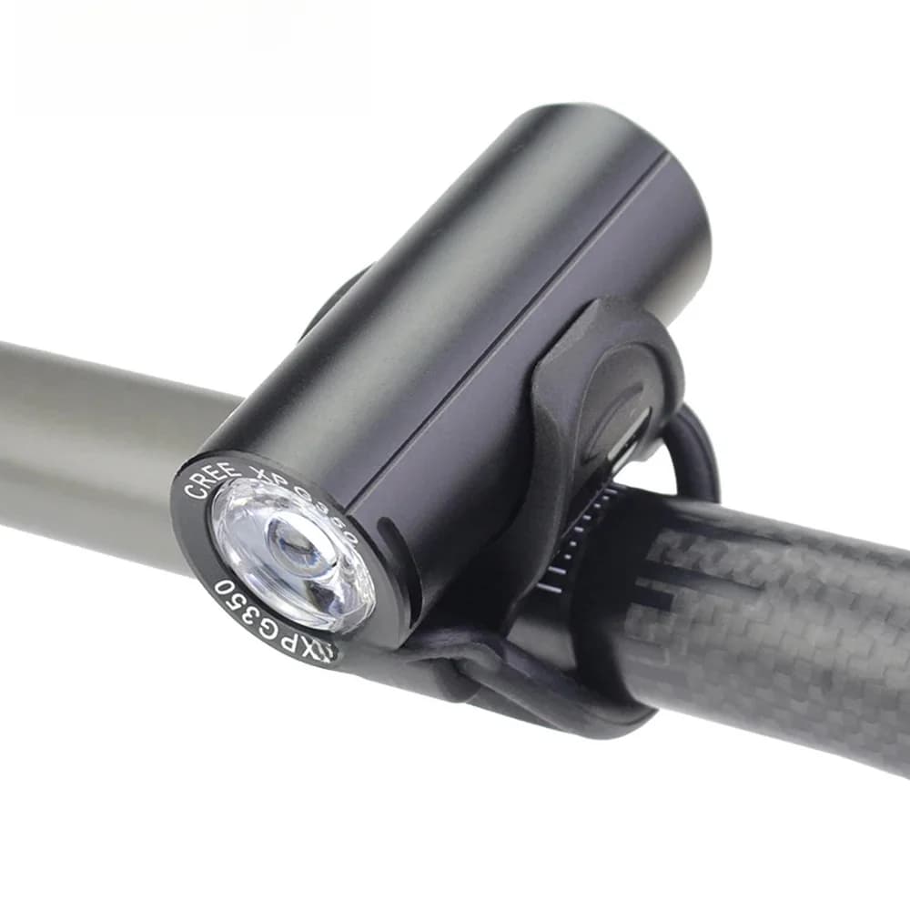 Mini XPG LED vélo lumière 350 Lumens USB Rechargeable vtt avant lumière vélo montagne phare 3W cyclisme lampe de poche casque lampe