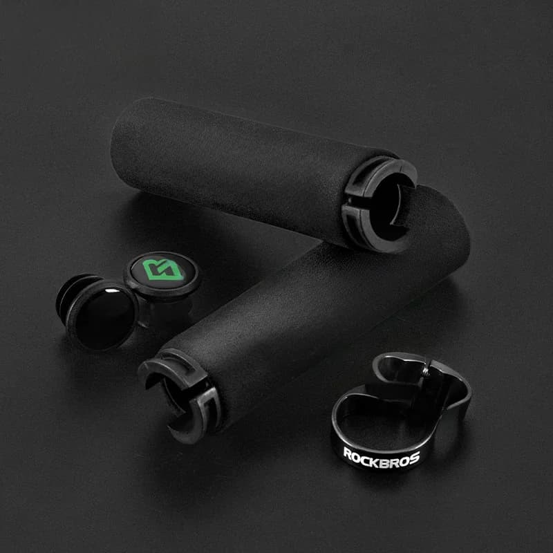ROCKBROS poignées de cyclisme poignées de vélo vtt Silicone éponge poignées de guidon poignées de vélo VTT guidon de vélo ultraléger