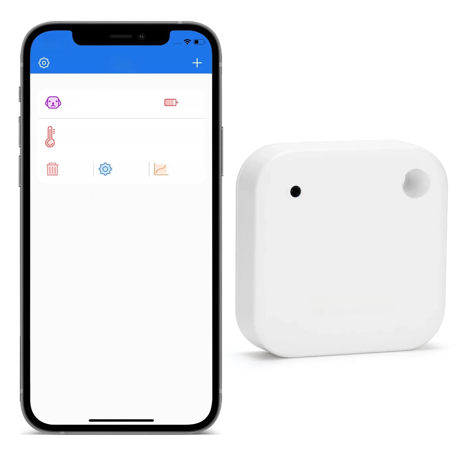 Thermomètre magnétique Bluetooth IBS-TH2 étanche, application d'alarme, télécommande, enregistreur de données, thermomètre de réfrigérateur de cuisine