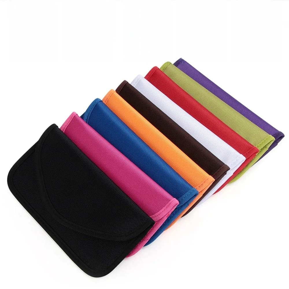 Poudres de Faraday Jos Fob colorées, sac de blocage RFID sans clé pour signal de clé de voiture, étui de championnat, accessoires intérieurs automobiles