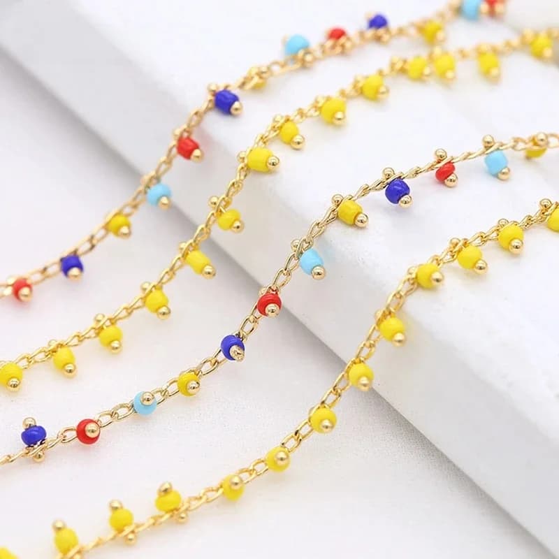 Perles Multicolores de 2.5mm pour Bijoux, Accessoires de Bricolage, Boucles d'Oreilles Faites à la Main, Colliers de la raq