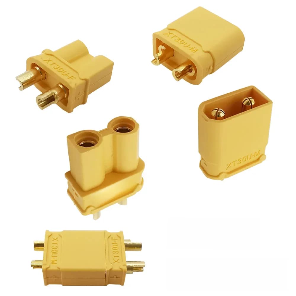 Connecteur XT30 2mm, fiche banane XT30 XT30U mâle femelle, prise de balle pour voiture RC FPV, pièces de batterie Lipo, 5 paires/10 pièces