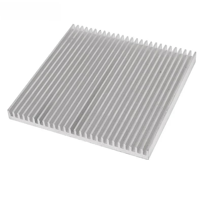 Dissipateur thermique en aluminium pour refroidissement de circuits intégrés et de LED, refroidisseur électronique, dissipation thermique de chipset - 60x60x10, 80x80x7, 90x90x15 mm