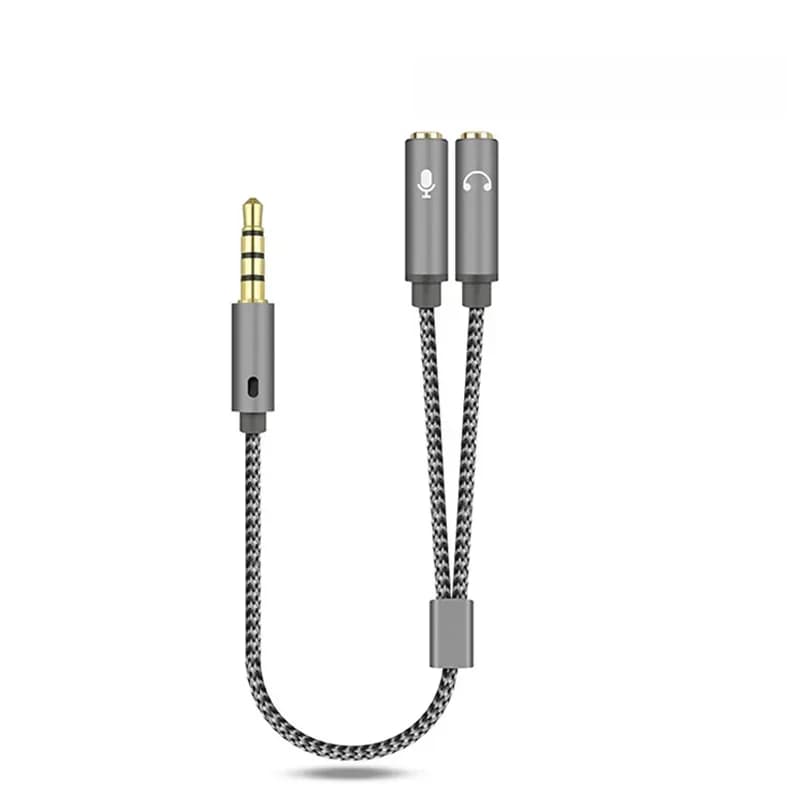 Câble répartiteur audio 2 en 1 pour prise d'ordinateur 3.5mm, 1 mâle à 2 femelles, séparateur de micro Y, câble AUX, casque, adaptateur