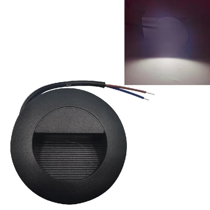 Luminaire LED d'extérieur à capteur, 15 LED, étanche, pour escalier, encastré mural, pour terrasse, 85-265V, IP65