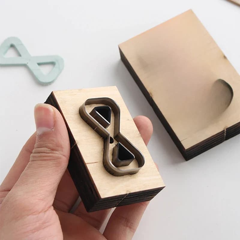 JOTemplate-Outil de bricolage artisanal en cuir créatif, poinçonnage en bois, moule de découpe pour sangles de sac, cuir exécutif