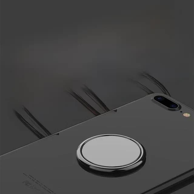 Anneau de support de téléphone mince, support universel de bague de doigt, support de bureau adapté à l'iphone Samsung, support magnétique dans la voiture