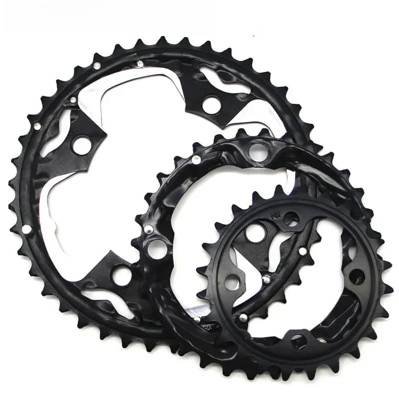 Roue à chaîne de vélo vtt 22/24/26/28/32/36/38/42/44T, pour pédalier Shimano Sram 64/104BCD, pignon Double/Triple vitesse