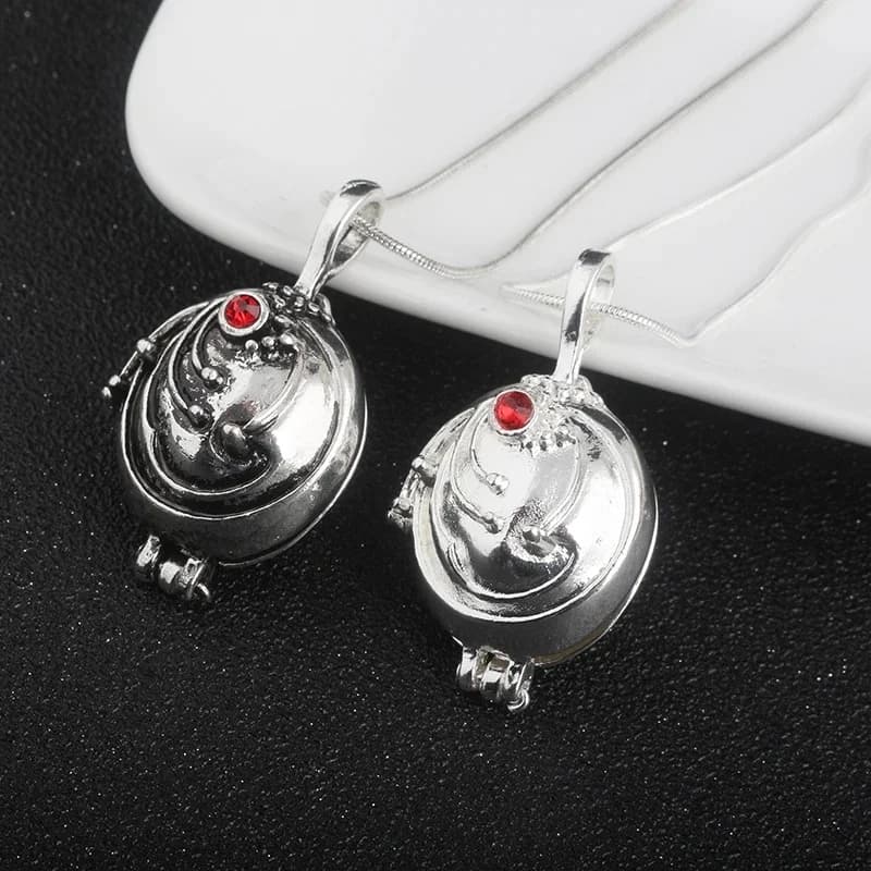 Collier Vintage The Vampire Diaries pour Femme, Elena, Gilbert, Verveine Vervain, Clip Rouge, Pendentif, Cadeau, 20Pcs par Lot