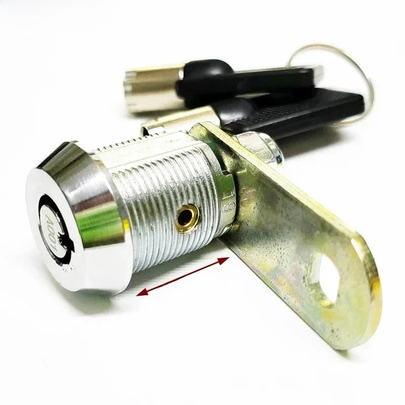 Serrure à came d'armoire tubulaire 19mm, pour tiroir, boîte aux lettres, boîte à outils, Machine de jeu, quincaillerie de meubles de bricolage, Rarelock MA015 G, offre spéciale