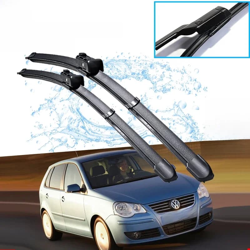 Balai d'essuie-glace de voiture pour Volkswagen VW POLO Hatchback MK4 2006 ~ 2009 9N3, essuie-glace avant 2007 2008, accessoires de voiture