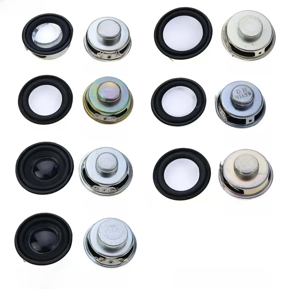 1 pièce Haut-parleur 3W 4R 5W 8R Diamètre 4CM 5CM 36mm 40mm 45mm Amplificateur avec joint en caoutchouc Trompette de sonorisation 4 Ohms 8 Ohms
