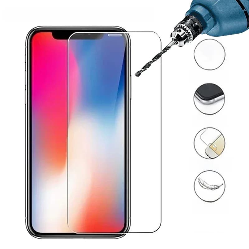 Verre trempé HD 9H pour iphone X XS Max XR 6 6s 7 8 plus 5s 10, protecteur d'écran, verre de protection sur iphone 7 8 6 Plus X 5