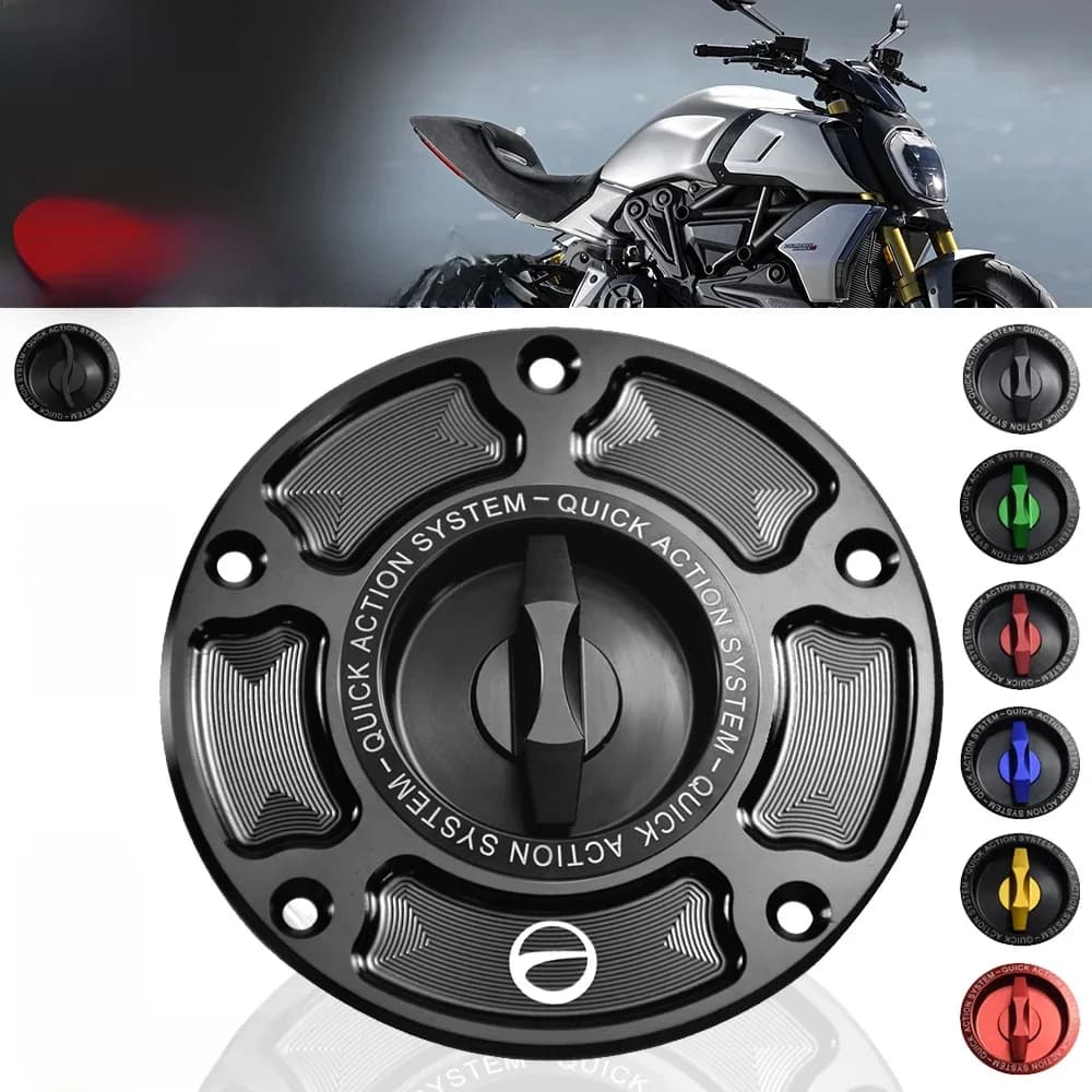 DIAVEL 2011-2018 accessoires de moto bouchon de réservoir de carburant couvercle pour DUCATI XDIAVEL /S STREETFIGHTER 848 1098/S SCRAMBLER 1100