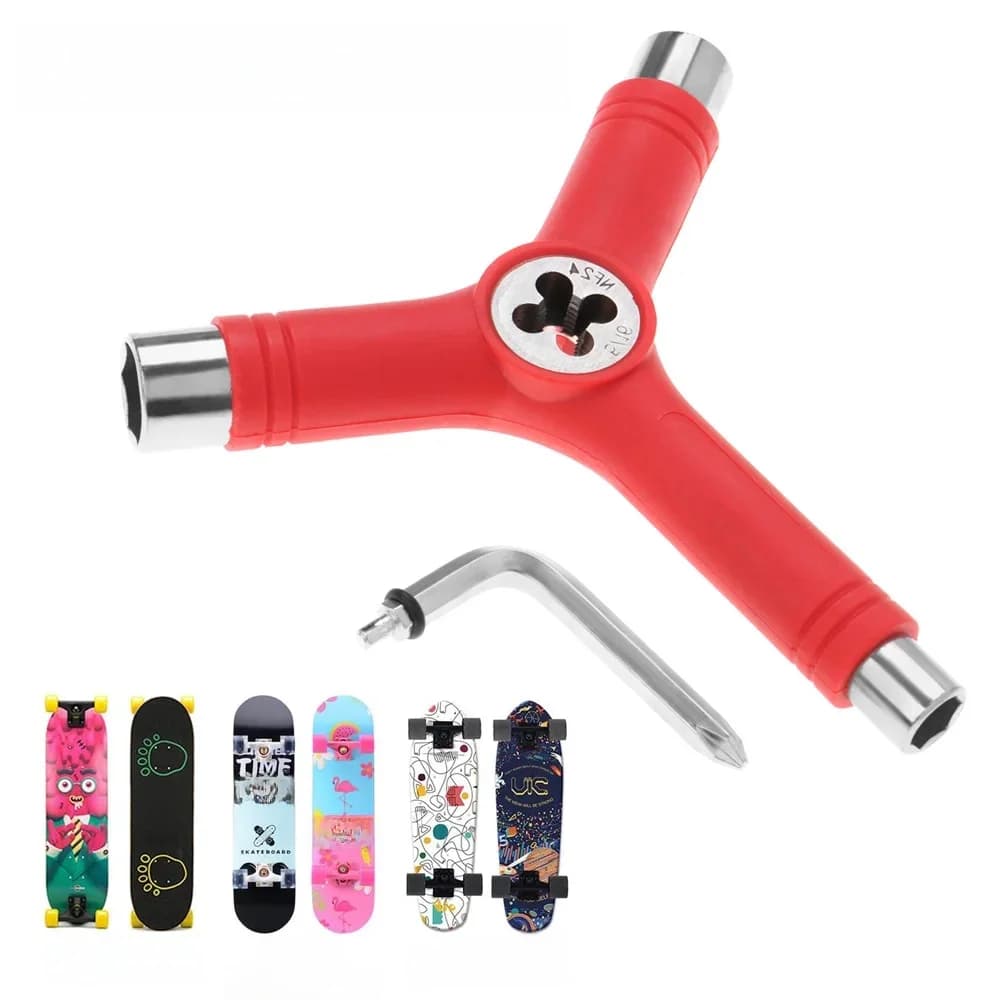Tournevis à tête cruciforme de type T et L, clé Allen, tout en un, accessoire multifonctionnel pour skateboard, outils de skate T et Y, 1PC
